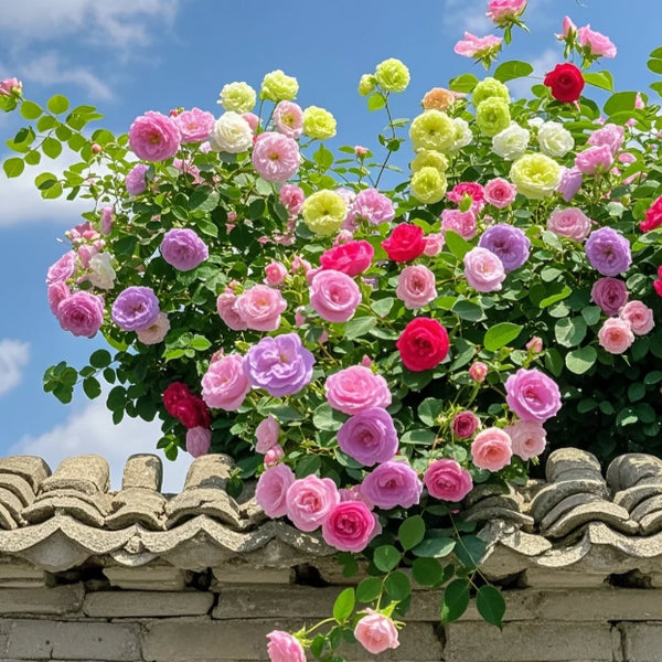 🌹 Mixed-color Climbing Rose | Year-Round Blooming (UK Imported) 😍 50% off 😍 FOR TODAY ONLY !!! 🔥
