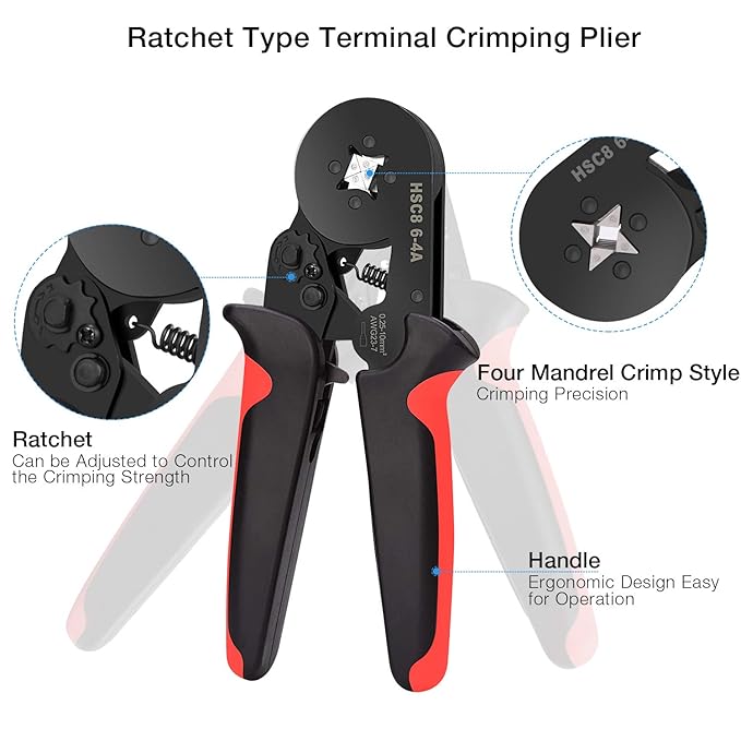 ✨Self Adjusting Wire Crimping Tool Set + Free Ferrule Terminals