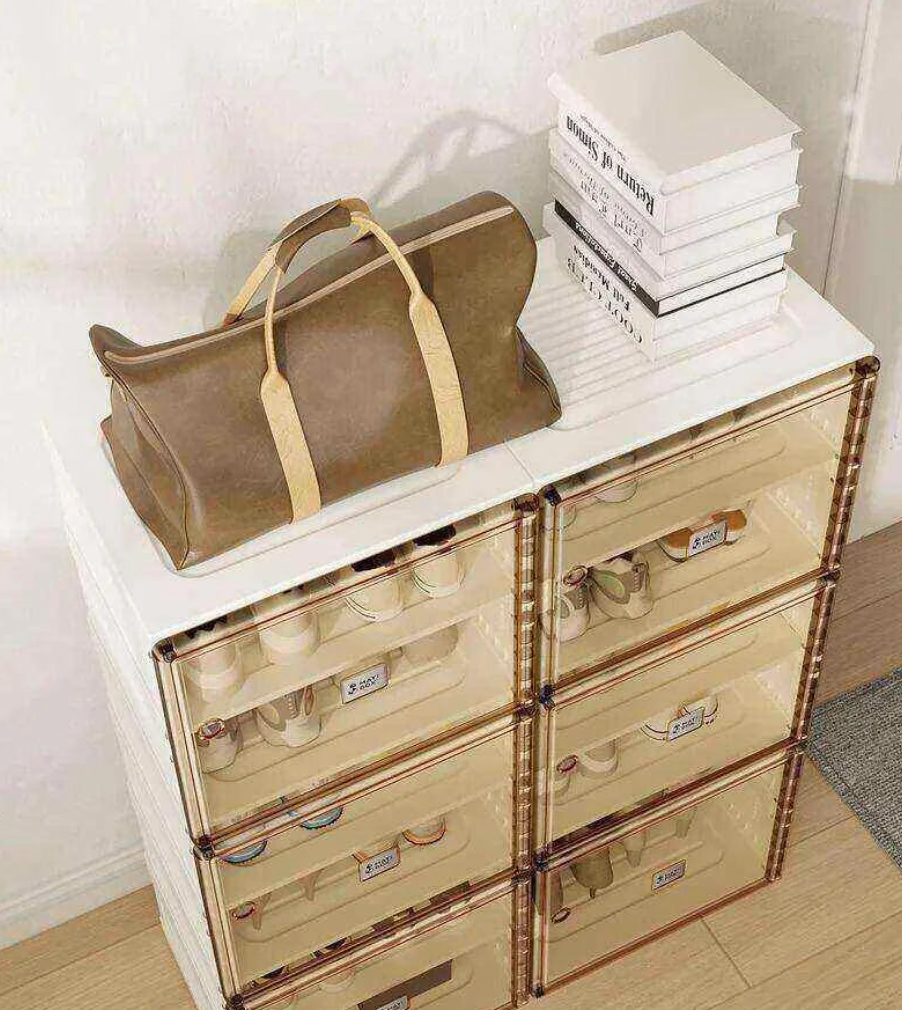 👟🔥Smart Foldable Shoe Rack Shelf - 8 Layer |🔥 (BUY 1 GET 1 FREE)🔥