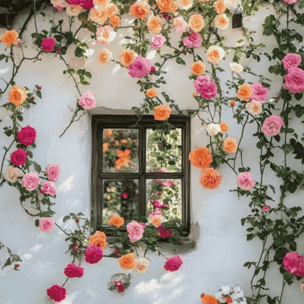 🌹 Mixed-color Climbing Rose | Year-Round Blooming (UK Imported) 😍 50% off 😍 FOR TODAY ONLY !!! 🔥