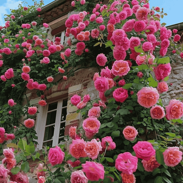 🌹 Mixed-color Climbing Rose | Year-Round Blooming (UK Imported) 😍 50% off 😍 FOR TODAY ONLY !!! 🔥