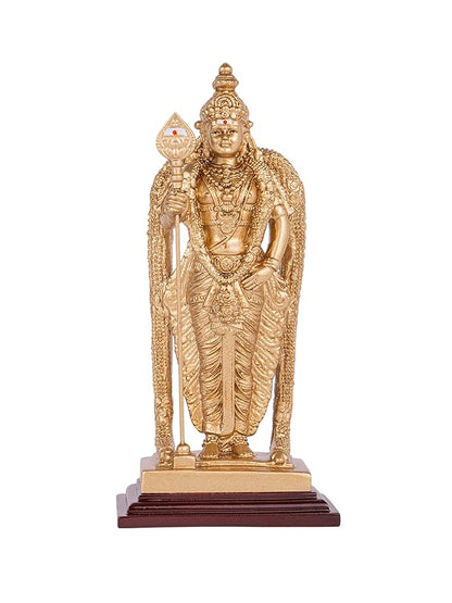 Antique Finish Murugan Idol for Home Temple & Decor