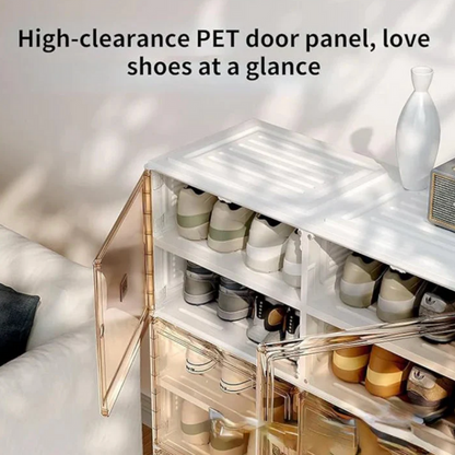 👟🔥Smart Foldable Shoe Rack Shelf - 8 Layer |🔥 (BUY 1 GET 1 FREE)🔥